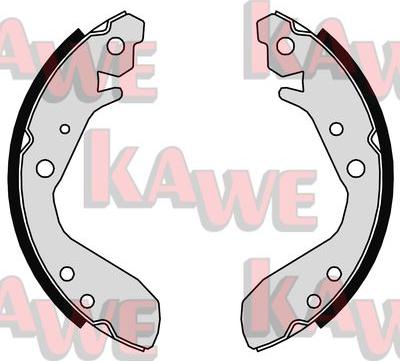 Kawe 09970 - Bremžu loku komplekts www.autospares.lv