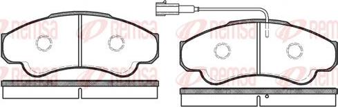 Kawe 0959 01 - Brake Pad Set, disc brake www.autospares.lv