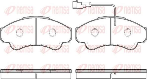 Kawe 0959 11 - Brake Pad Set, disc brake www.autospares.lv