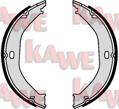 Kawe 09520 - Bremžu loku kompl., Stāvbremze www.autospares.lv