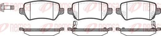 Kawe 0957 02 - Brake Pad Set, disc brake www.autospares.lv