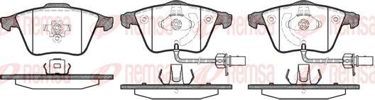 Kawe 0964 12 - Тормозные колодки, дисковые, комплект www.autospares.lv