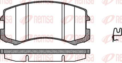 Kawe 0965 01 - Bremžu uzliku kompl., Disku bremzes www.autospares.lv