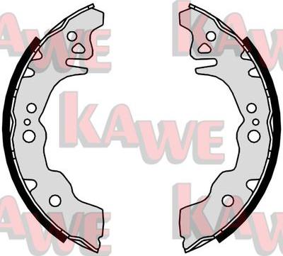 Kawe 09650 - Bremžu loku komplekts www.autospares.lv