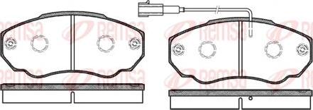 Kawe 0960 01 - Тормозные колодки, дисковые, комплект www.autospares.lv