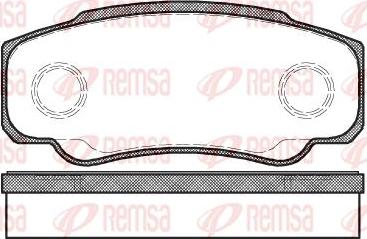 Kawe 0961 00 - Brake Pad Set, disc brake www.autospares.lv