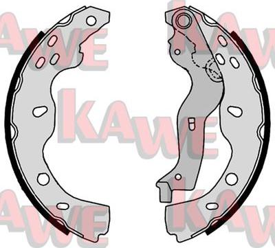 Kawe 09190 - Bremžu loku komplekts www.autospares.lv