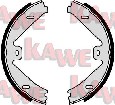 Kawe 09840 - Bremžu loku kompl., Stāvbremze www.autospares.lv