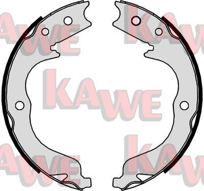 Kawe 09860 - Bremžu loku kompl., Stāvbremze www.autospares.lv