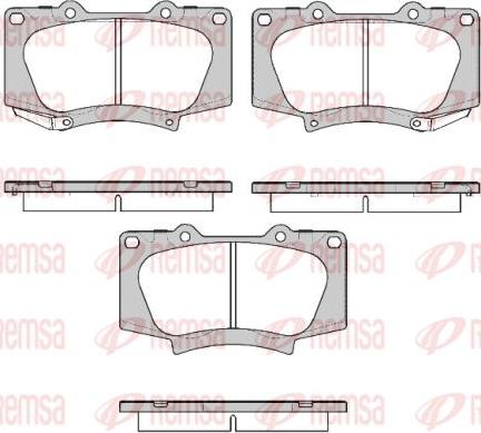 Kawe 0988 22 - Bremžu uzliku kompl., Disku bremzes www.autospares.lv