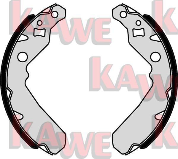 Kawe 09390 - Bremžu loku komplekts www.autospares.lv