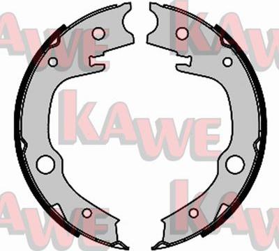 Kawe 09340 - Brake Shoe Set, parking brake www.autospares.lv