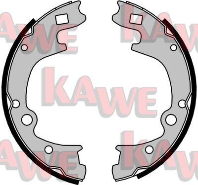 Kawe 09360 - Bremžu loku komplekts www.autospares.lv