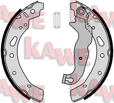 Kawe 093 00 - Bremžu loku komplekts www.autospares.lv