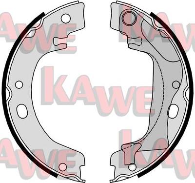 Kawe 09760 - Bremžu loku kompl., Stāvbremze www.autospares.lv