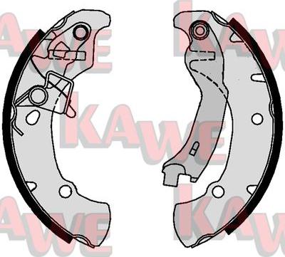 Kawe 09770 - Bremžu loku komplekts autospares.lv