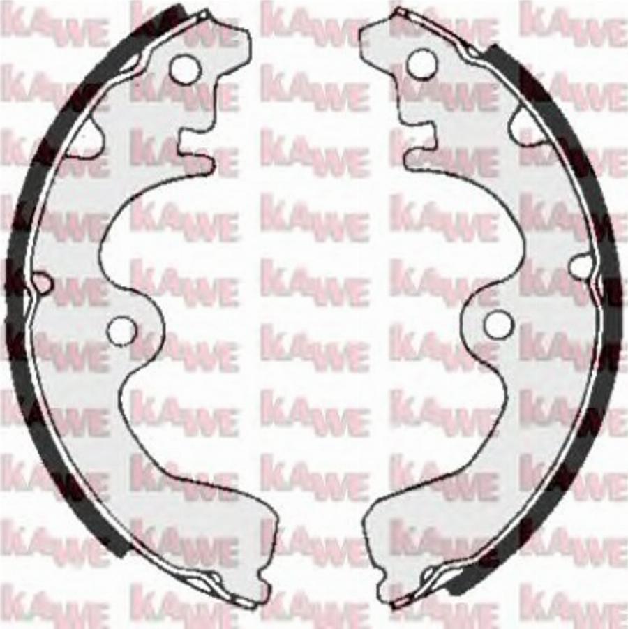 Kawe 04910 - Brake Shoe Set www.autospares.lv