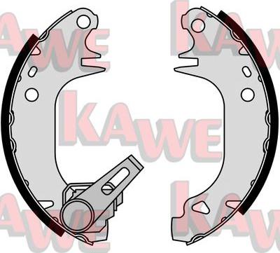 Kawe 04930 - Bremžu loku komplekts www.autospares.lv