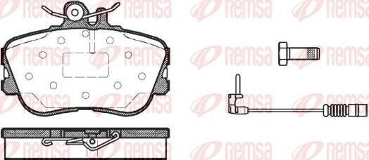 Kawe 0445 02 - Bremžu uzliku kompl., Disku bremzes www.autospares.lv