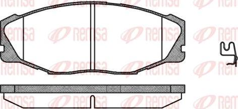 Kawe 0443 04 - Bremžu uzliku kompl., Disku bremzes www.autospares.lv