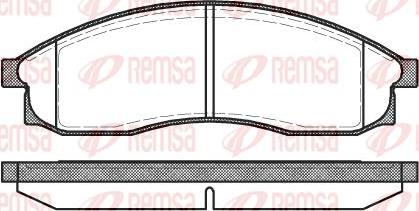 Kawe 0469 00 - Brake Pad Set, disc brake www.autospares.lv