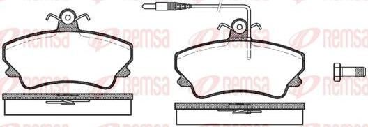 Kawe 0409 12 - Bremžu uzliku kompl., Disku bremzes www.autospares.lv