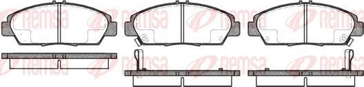 Kawe 0406 02 - Тормозные колодки, дисковые, комплект www.autospares.lv