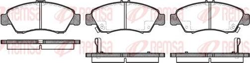 Kawe 0419 02 - Тормозные колодки, дисковые, комплект www.autospares.lv