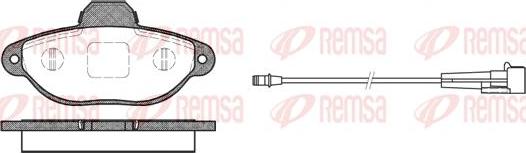 Kawe 0414 01 - Brake Pad Set, disc brake www.autospares.lv