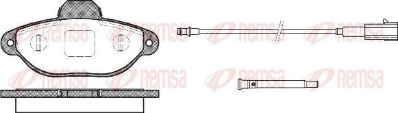 Kawe 0414 21 - Brake Pad Set, disc brake www.autospares.lv