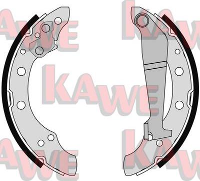 Kawe 04100 - Bremžu loku komplekts www.autospares.lv