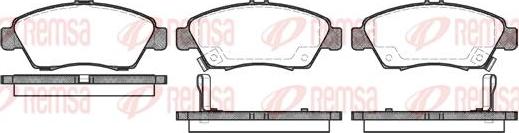 Kawe 0418 02 - Brake Pad Set, disc brake www.autospares.lv