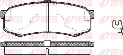 Kawe 0413 04 - Brake Pad Set, disc brake www.autospares.lv