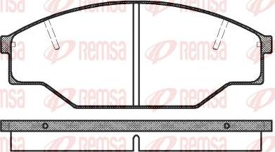 Kawe 0412 00 - Brake Pad Set, disc brake www.autospares.lv