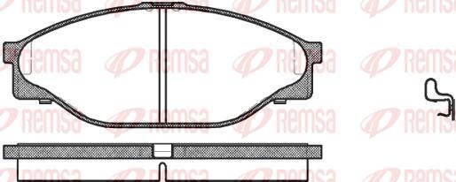 Kawe 0412 20 - Brake Pad Set, disc brake www.autospares.lv