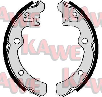 Kawe 04890 - Bremžu loku komplekts www.autospares.lv