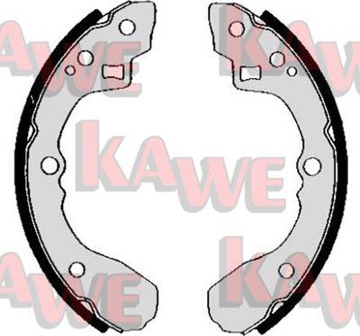 Kawe 04840 - Bremžu loku komplekts www.autospares.lv