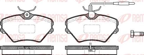 Kawe 0485 02 - Bremžu uzliku kompl., Disku bremzes www.autospares.lv