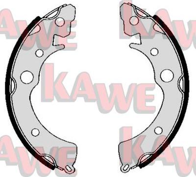 Kawe 04810 - Bremžu loku komplekts www.autospares.lv