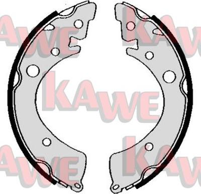 Kawe 04820 - Bremžu loku komplekts www.autospares.lv