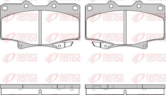 Kawe 0429 04 - Bremžu uzliku kompl., Disku bremzes www.autospares.lv