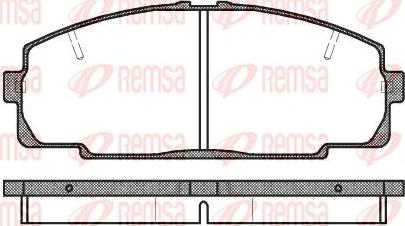 Kawe 0421 20 - Brake Pad Set, disc brake www.autospares.lv