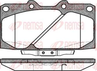 Kawe 0599 04 - Bremžu uzliku kompl., Disku bremzes www.autospares.lv