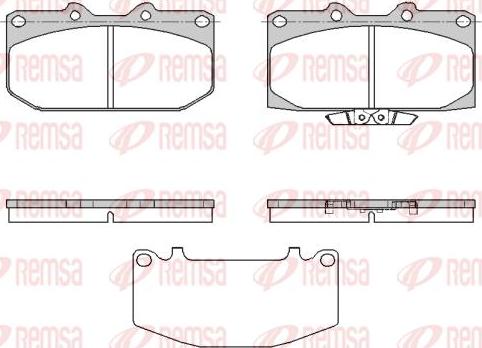 Kawe 0599 32 - Bremžu uzliku kompl., Disku bremzes www.autospares.lv