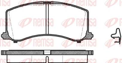 Kawe 0595 02 - Тормозные колодки, дисковые, комплект www.autospares.lv