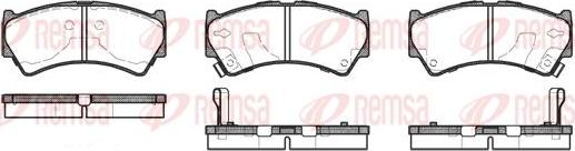 Kawe 0592 52 - Brake Pad Set, disc brake www.autospares.lv