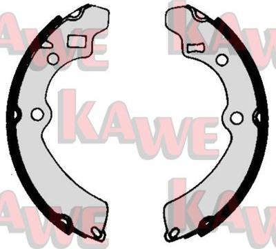 Kawe 05920 - Bremžu loku komplekts www.autospares.lv