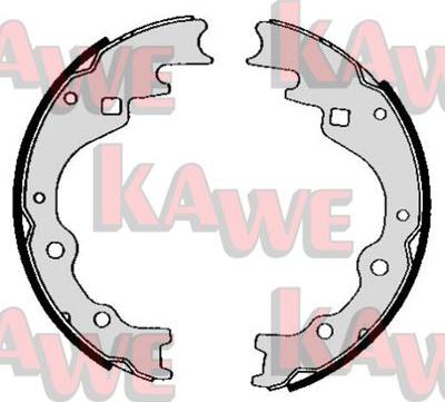 Kawe 05450 - Bremžu loku komplekts www.autospares.lv