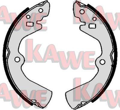 Kawe 05480 - Brake Shoe Set www.autospares.lv