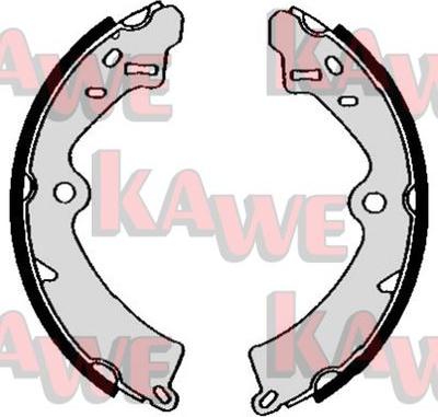 Kawe 05540 - Bremžu loku komplekts www.autospares.lv